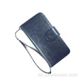 Benutzerdefinierte Leder -Brieftaschenhülle mit Spiegelkarte